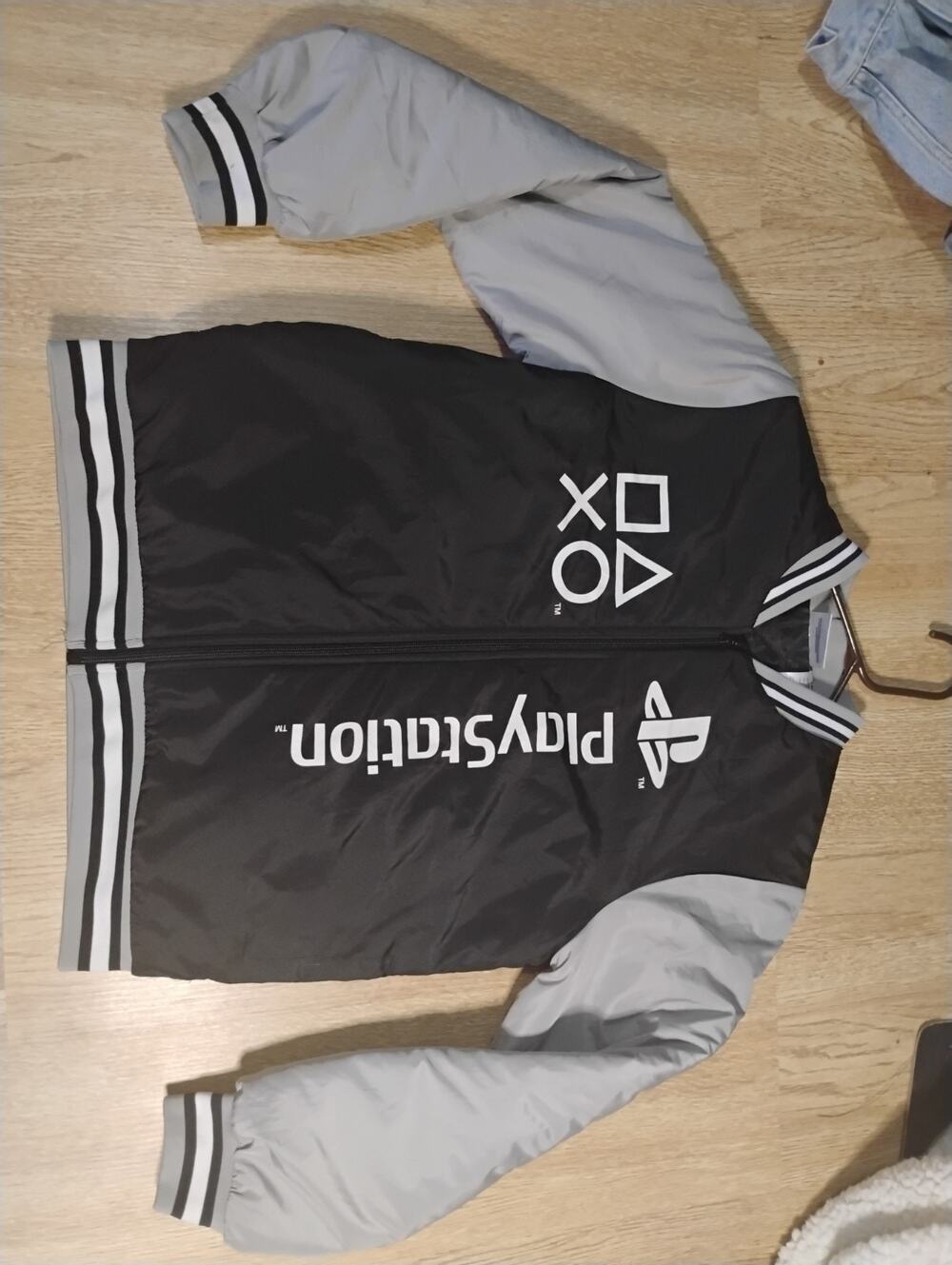 Sony Playstation Boys Black Bomber Jacket Size 14/16